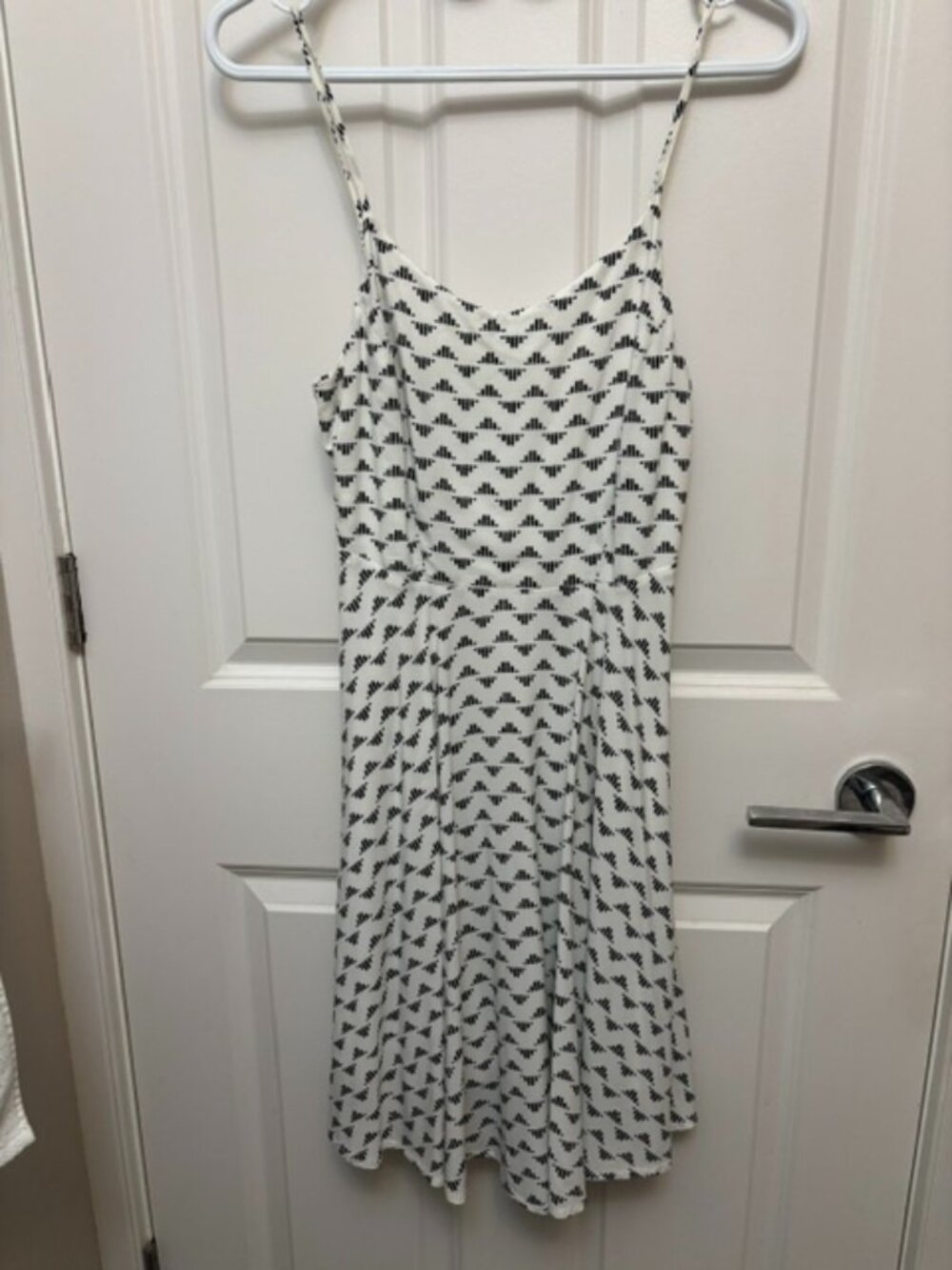 Lovely Black and White Spaghetti strap dress - size S